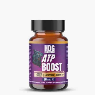 HDG Serials ATP Boost - Dietary Supplement in Tablet Form Containing L-Carnitine, Citrulline, Lactoferrin, NAD, Coenzyme Q10, Multivitamins, and Multiminerals