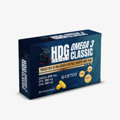 HDG Serials Omega 3 Classic - Dietary Supplement in Capsule Form Containing EPA and DHA