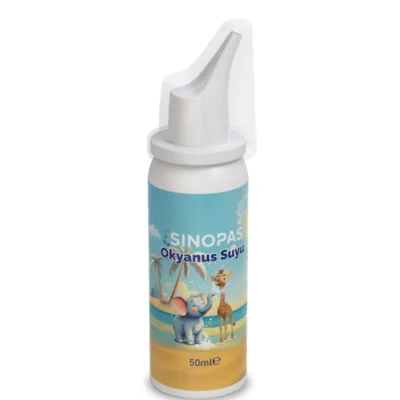 Sinopas Ocean Water - Nasal spray containing ocean water, sodium chloride, and mineral salts.